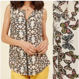 3X Modcloth Butterfly Tank Top